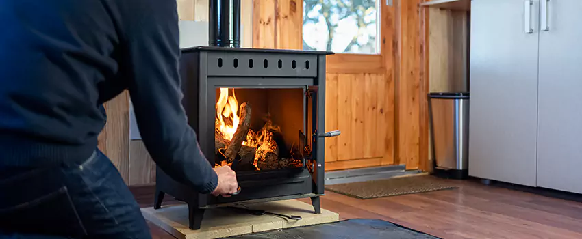 Open Hearth Wood Fireplace Installation in Ada, OK